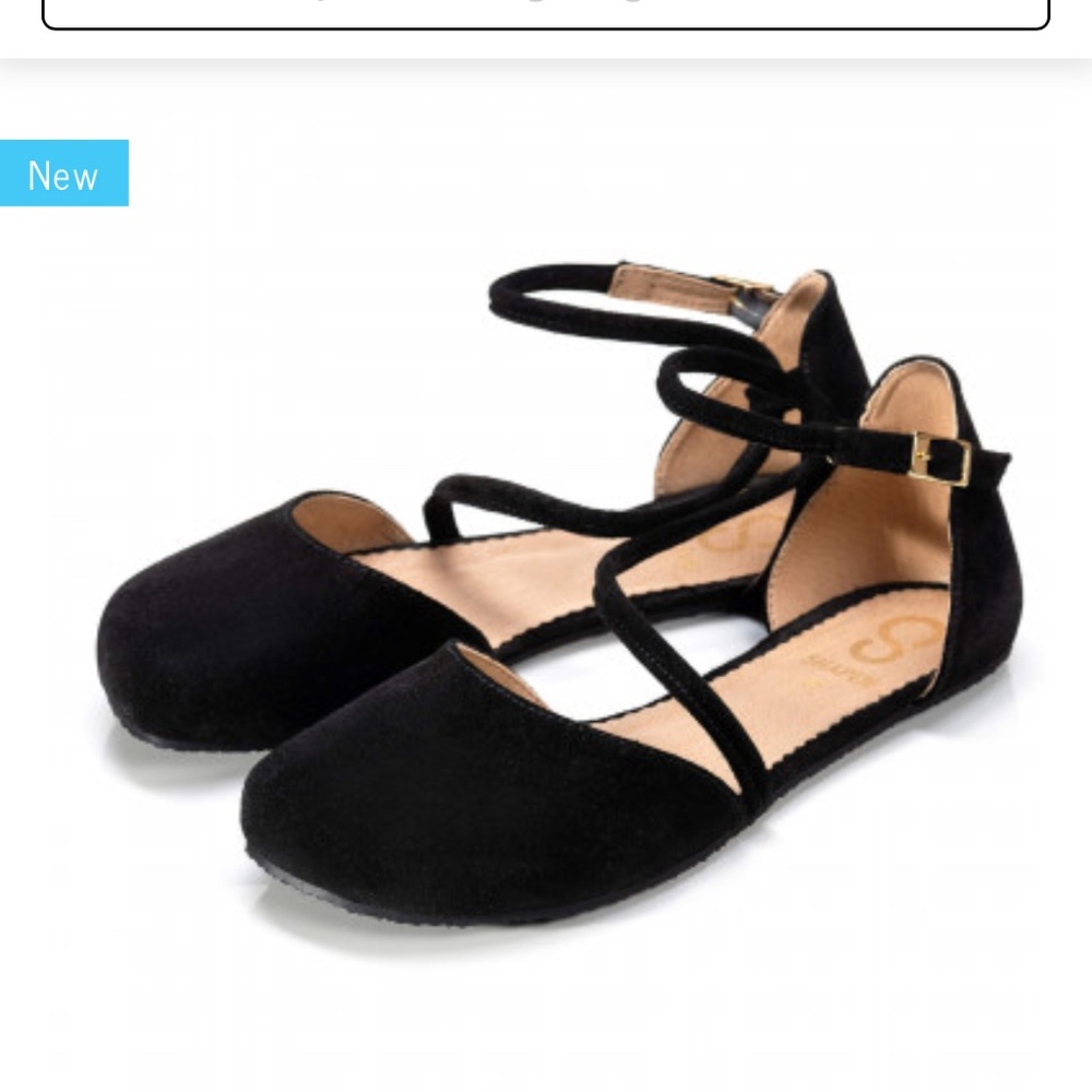 New SHAPEN Orchid Barefoot Suede Flats
